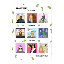Load image into Gallery viewer, Gaslight, Gatekeep, Girlboss Sticker sheet
